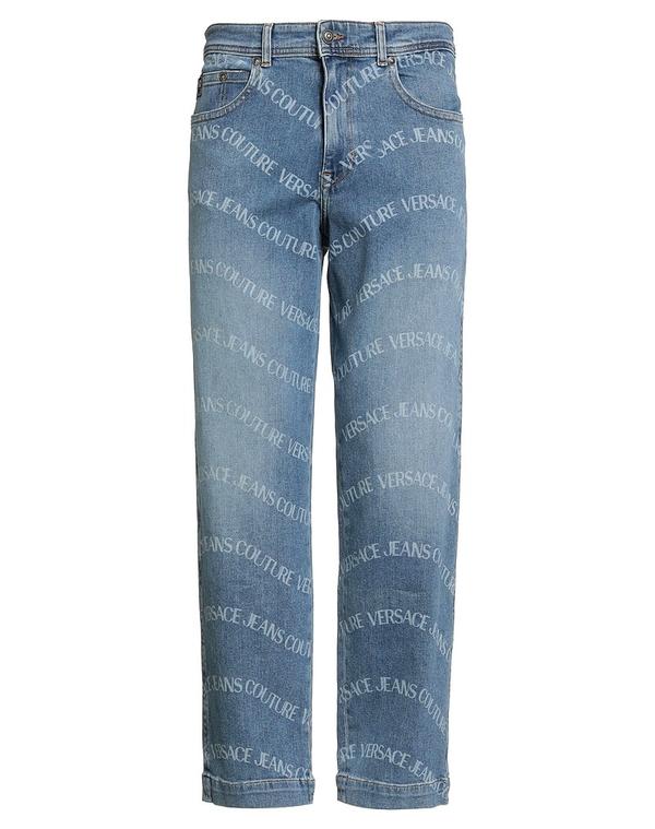 ヴェルサーチ メンズ ボトムス ジーンズズボン下 ストレートレッグ VERSACE JEANS COUTURE Blue 青み