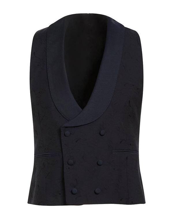 ラルディーニ メンズ トップス より良い ジレ LARDINI Navy 米国海軍