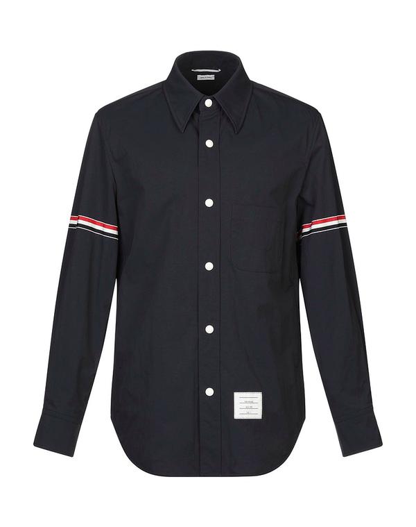 トム赤銅色 メンズ トップス プルオーバー THOM BROWNE Midnight Blue 青碧
