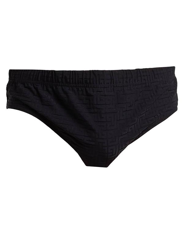 バルマン メンズ 水泳着 二分の一ズボン下・さる股引き BALMAIN ( ) Black 黒いこと