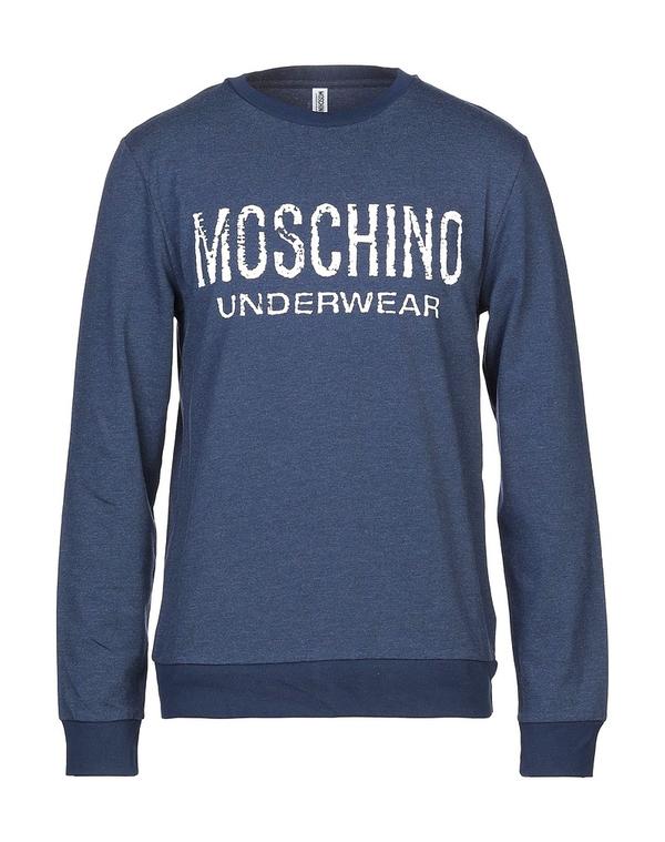 モスキーノ メンズ アウター パーカー・スウェット MOSCHINO Midnight Blue 青碧