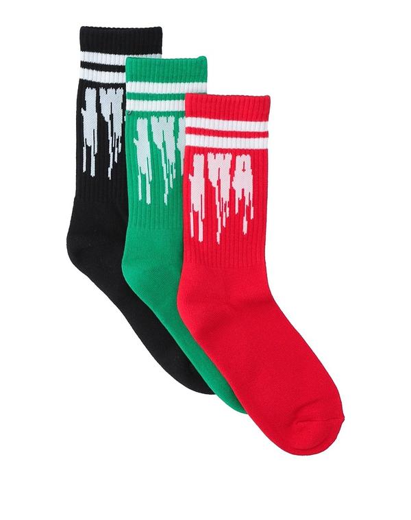 J.W.アンダーソン メンズ アンダー御召しもの ソックス ストッキング\u0026靴下 JW ANDERSON \u0026 Red 赤いこと