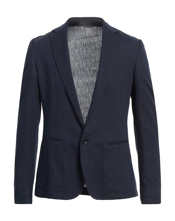 ダニエレ アレッサンドリー二 メンズ アウター 上衣・上衣 DANIELE ALESSANDRINI HOMME Midnight Blue 青色