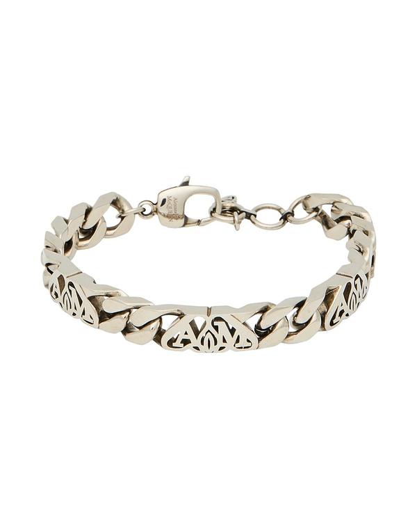 マックイーン メンズ 付属物 ブレスレット・バングル・アンクレット MCQUEEN Silver しろがね色