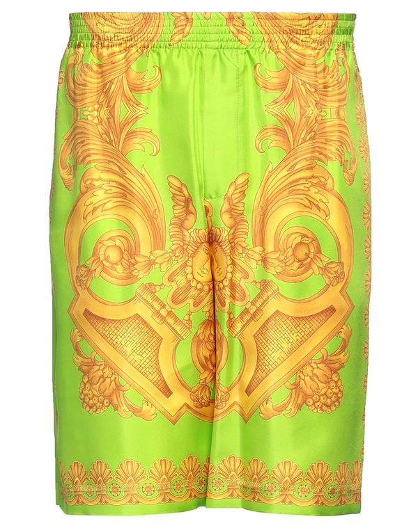 ヴェルサーチ メンズ ボトムス ハーフパンツ・ショーツ VERSACE ショートパンツ＆バミューダパンツ Green グリーン