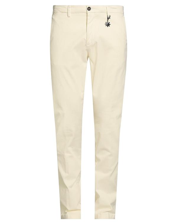 マニュエル リッツ メンズ ボトムス 心地好いズボン下 MANUEL RITZ チノズボン下 Off-White 象牙色