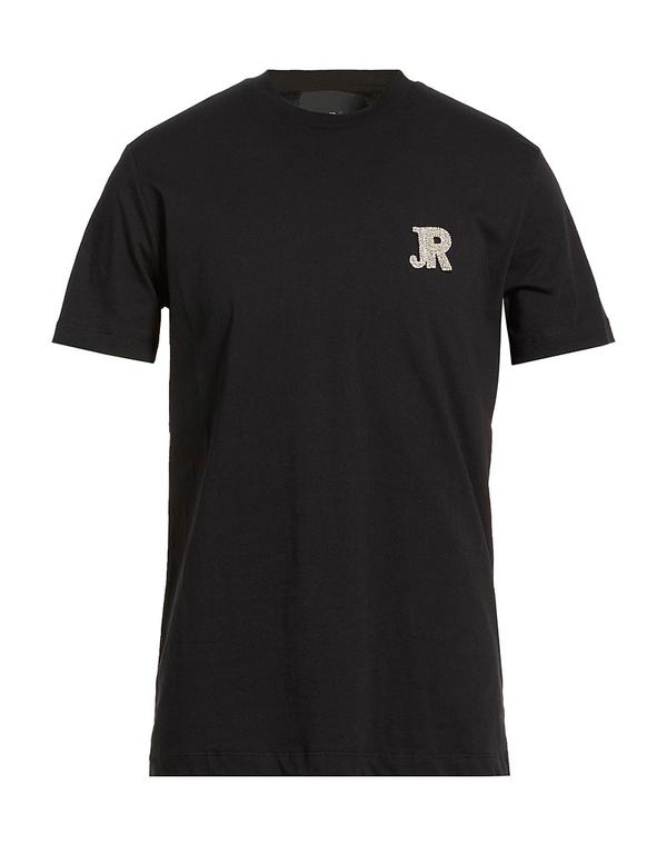 ジョン バージニアの州都 メンズ トップス ティーシャツ JOHN RICHMOND Black 黒いこと