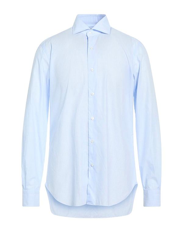 バルバナポリ メンズ トップス プルオーバー BARBA Napoli Sky Blue 青色