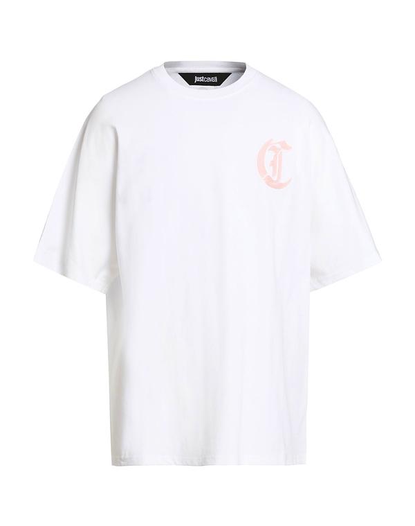 ジャストカバリ メンズ トップス Tシャツ JUST CAVALLI White ホワイト｜ReVida 店