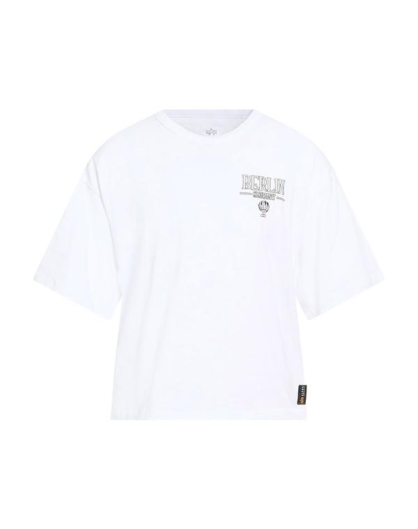 アルファインダストリーズ メンズ トップス ティーシャツ ALPHA INDUSTRIES White 白いこと