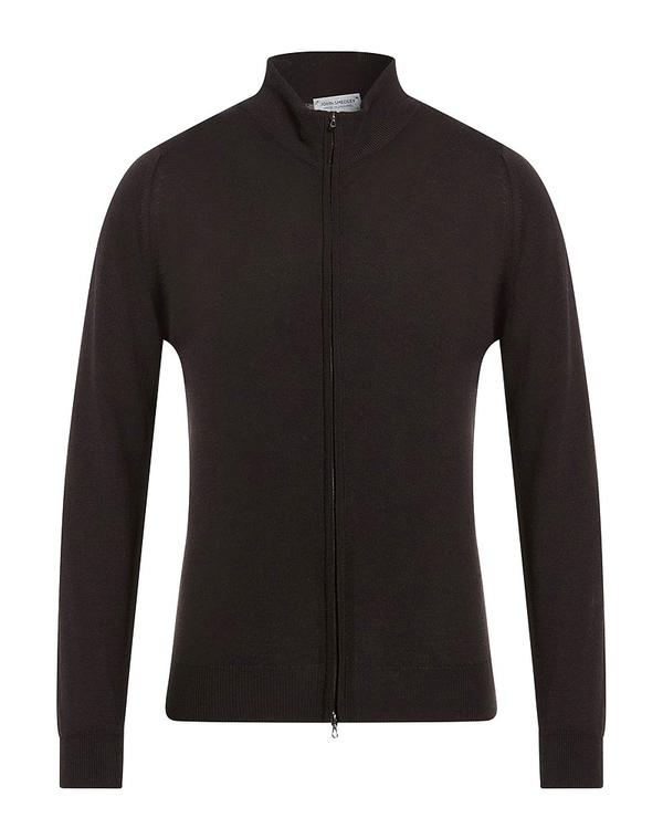 ジョンスメドレー メンズ アウター ジレー JOHN SMEDLEY Black 黒いこと