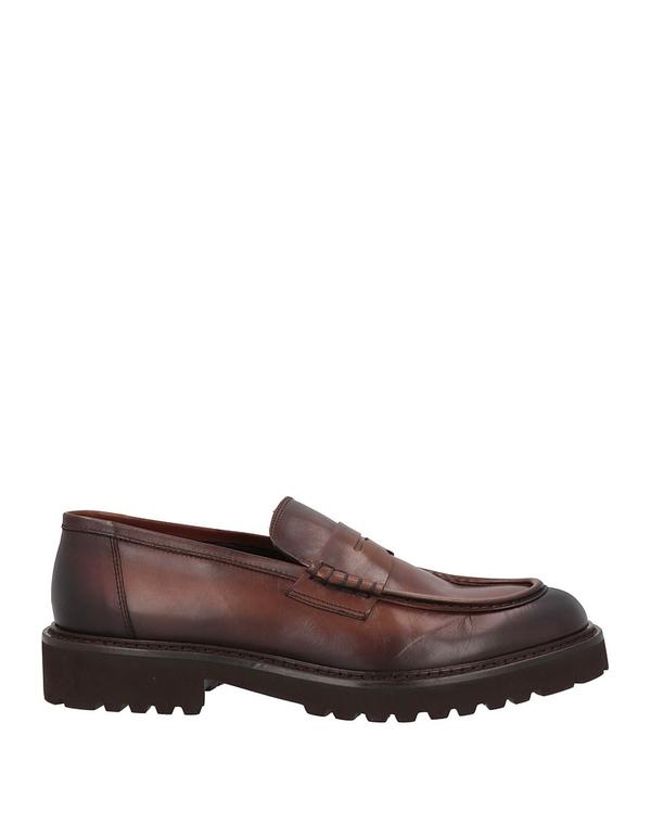 ドンカルズ メンズ シューズ スリッポン・ローファー モカシン DOUCAL\u0027S Chocolate Brown 赤銅色