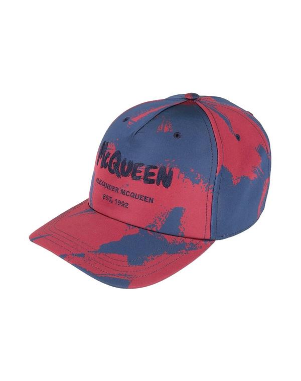 マックイーン メンズ 付属物 鳥打ち帽 MCQUEEN Bordeaux