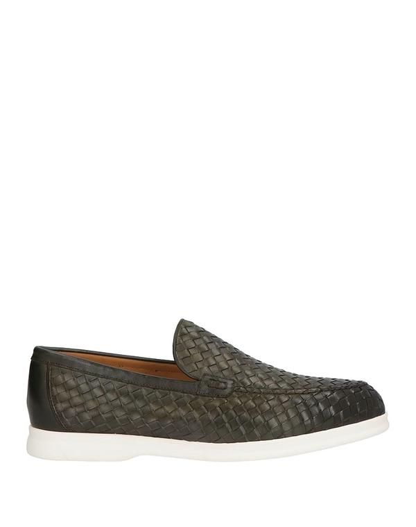 ドンカルズ メンズ シューズ スリッポン・ローファー モカシン DOUCAL\u0027S Dark Green 緑であること
