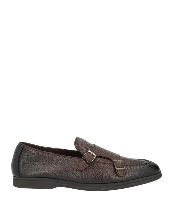 ドンカルズ メンズ シューズ スリッポン・ローファー モカシン DOUCAL\u0027S Dark Brown 赤銅色