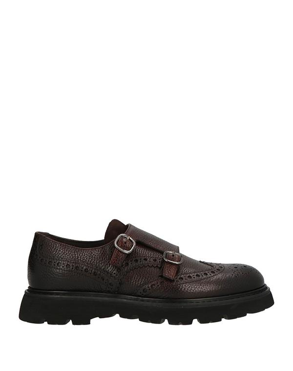 ドンカルズ メンズ シューズ スリッポン・ローファー モカシン DOUCAL\u0027S Dark Brown 赤銅色
