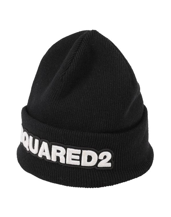 ディースクエアード メンズ 添え物 かぶり笠 DSQUARED2 Black 黒いこと