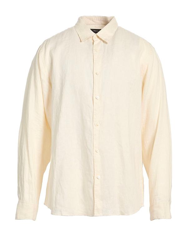 行動論理 メンズ トップス プルオーバー THEORY Off White 象牙色