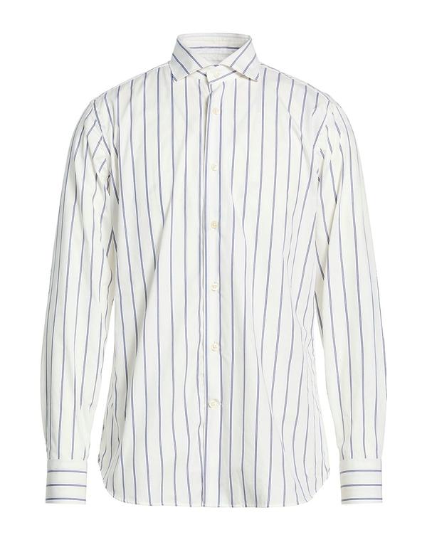 キャリバン メンズ トップス シャツ CALIBAN White ホワイト｜ReVida 店