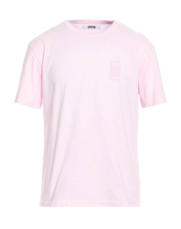 グリフォーニ メンズ トップス プルオーバー GRIFONI T Pink サクラ色