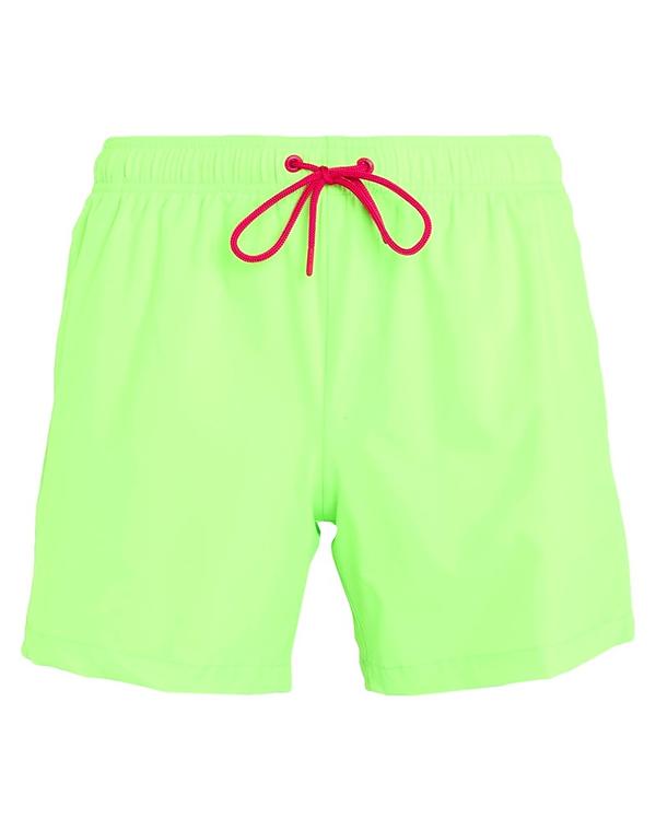 サンデッキ メンズ 海水着 二分の一ズボン下・さる股引き SUNDEK ( ) Lime Green 菩提樹