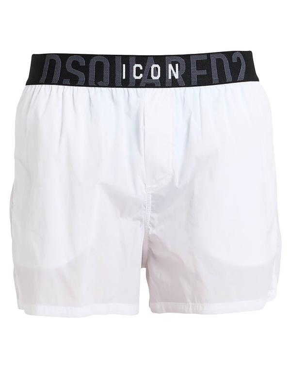 ディースクエアード メンズ 海水着 二分の一ズボン下・さる股引き DSQUARED2 ( ) White 白いこと