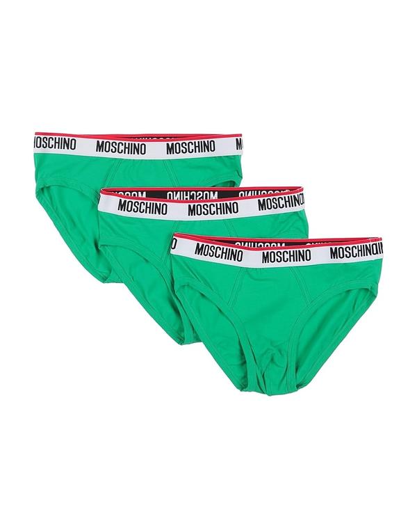 モスキーノ メンズ アンダー御召しもの ブリーフズボン下 さる股引き MOSCHINO Green 緑であること