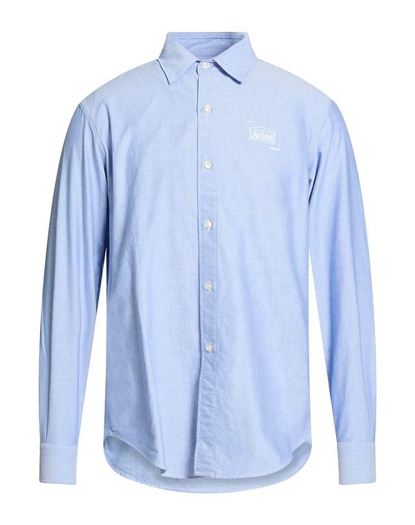 アリーズ メンズ トップス シャツ ARIES Light Blue ブルー|ReVida 店