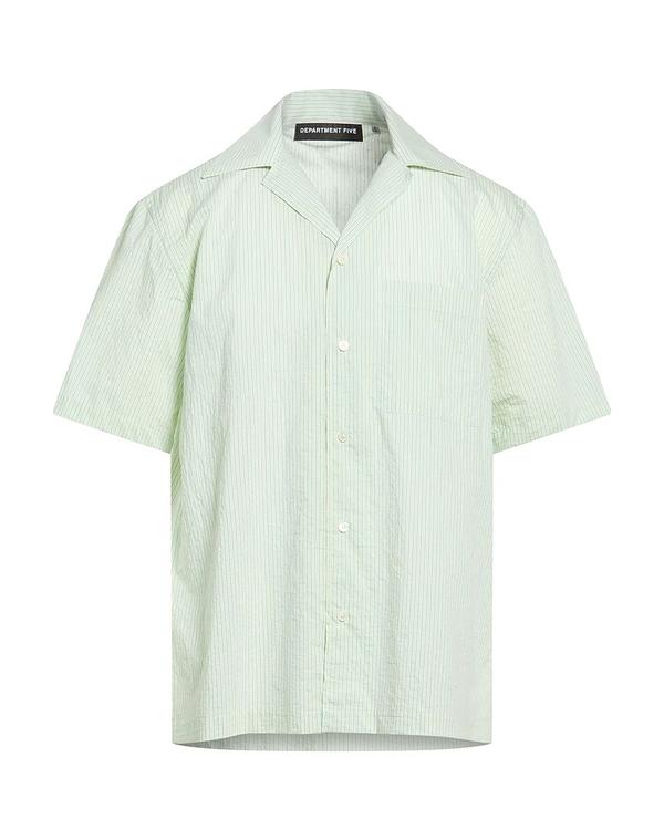 デパートメントファイブ メンズ トップス シャツ DEPARTMENT 5 Light Green グリーン｜ReVida 店
