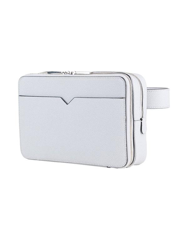 ヴァレクストラ メンズ バッグ ウエストポーチ VALEXTRA Light Gray グレー｜ReVida 店