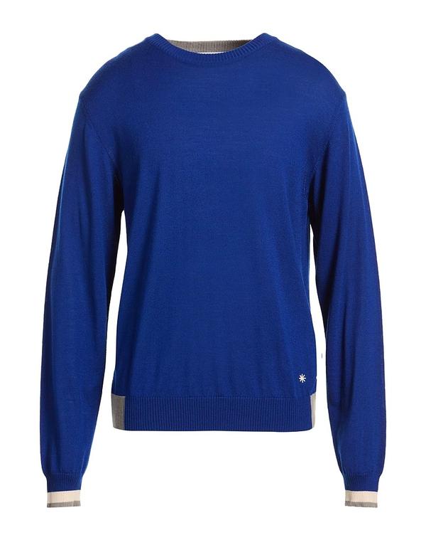 マニュエル リッツ メンズ トップス シャツ プルオーバー MANUEL RITZ Blue ブルー|ReVida 店