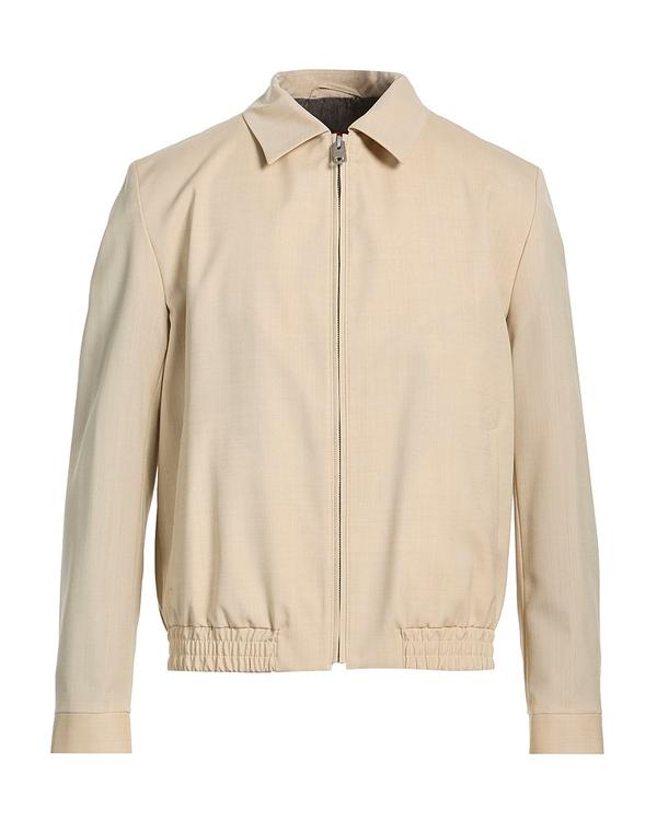 フューゴ メンズ アウター ジャケット・ブルゾン HUGO Beige ベージュ|ReVida 店