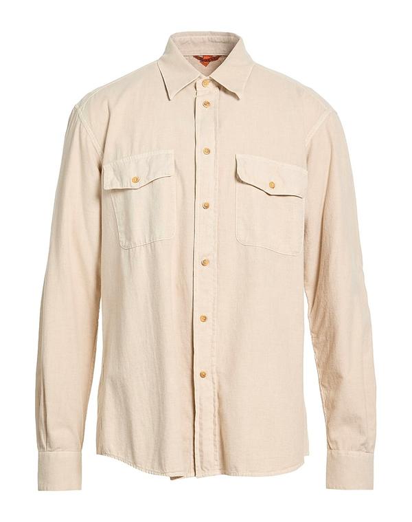 バレナ メンズ トップス シャツ BARENA Beige ベージュ|ReVida 店