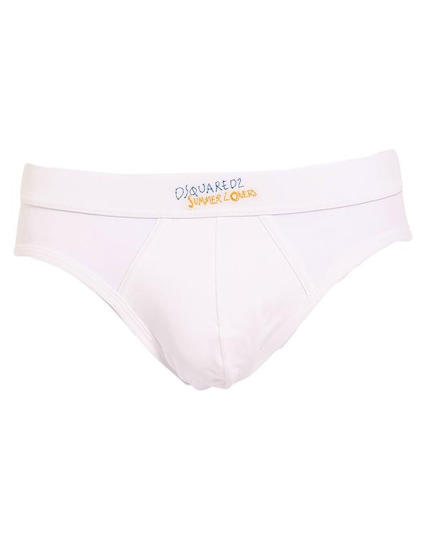 ディースクエアード メンズ アンダーウェア ブリーフパンツ ショーツ DSQUARED2 White ホワイト|ReVida 店