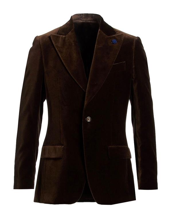 ラルディーニ メンズ アウター ジャケット・ブルゾン テーラードジャケット LARDINI Dark Brown ブラウン|ReVida 店