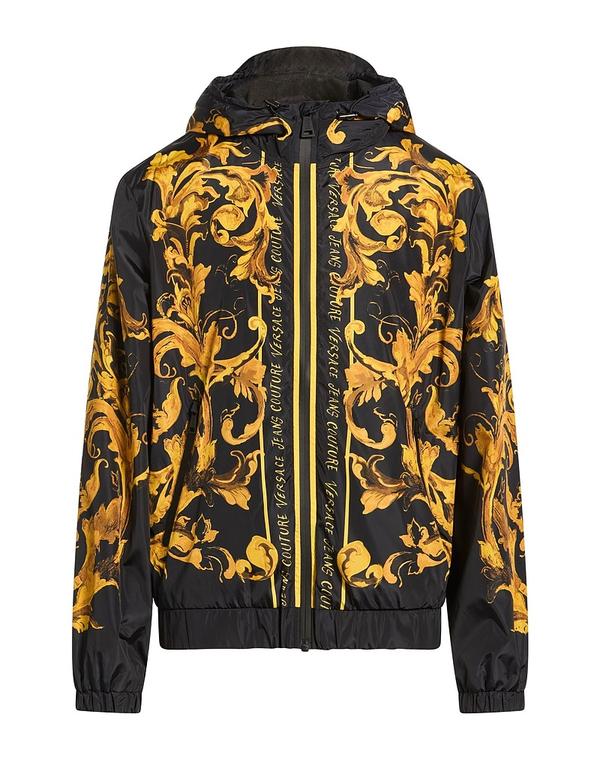 ヴェルサーチ メンズ アウター ジャケット・ブルゾン VERSACE JEANS COUTURE Black ブラック｜ReVida 店