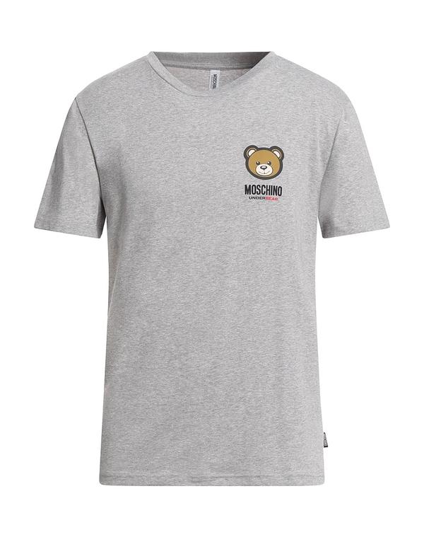 モスキーノ メンズ トップス Tシャツ MOSCHINO アンダーＴシャツ Gray グレー｜ReVida 店