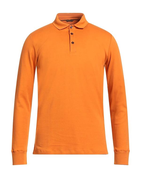 ムーレー メンズ トップス ポロシャツ MOORER Orange オレンジ|ReVida 店
