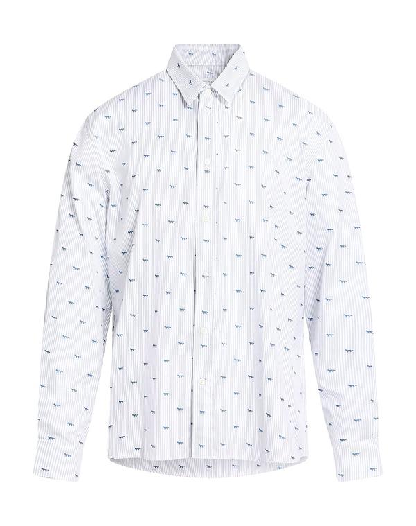 メゾンキツネ メンズ トップス シャツ MAISON KITSUN Light Gray グレー|ReVida 店