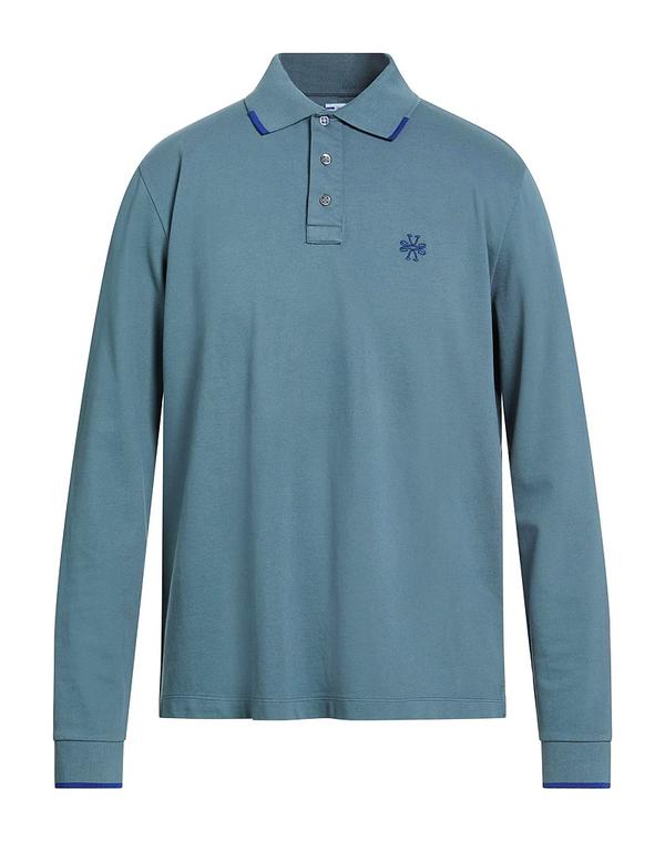 ヤコブ コーエン メンズ トップス スポーツシャツ JACOB COH Ё N Blue Gray 薄墨色