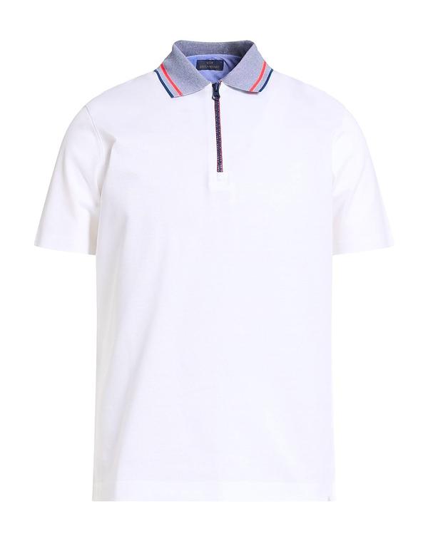ポールアンドシャーク メンズ トップス ポロシャツ PAUL & SHARK White ホワイト｜ReVida 店 44,070円