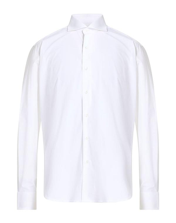 ウンガロ メンズ トップス シャツ UNGARO White ホワイト｜ReVida 店