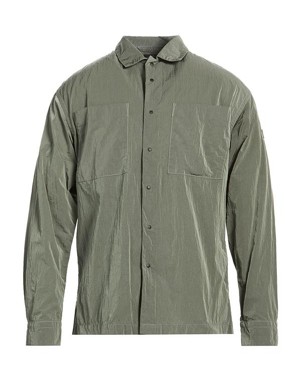 ポールアンドシャーク メンズ トップス シャツ PAUL & SHARK Sage Green グリーン|ReVida 店