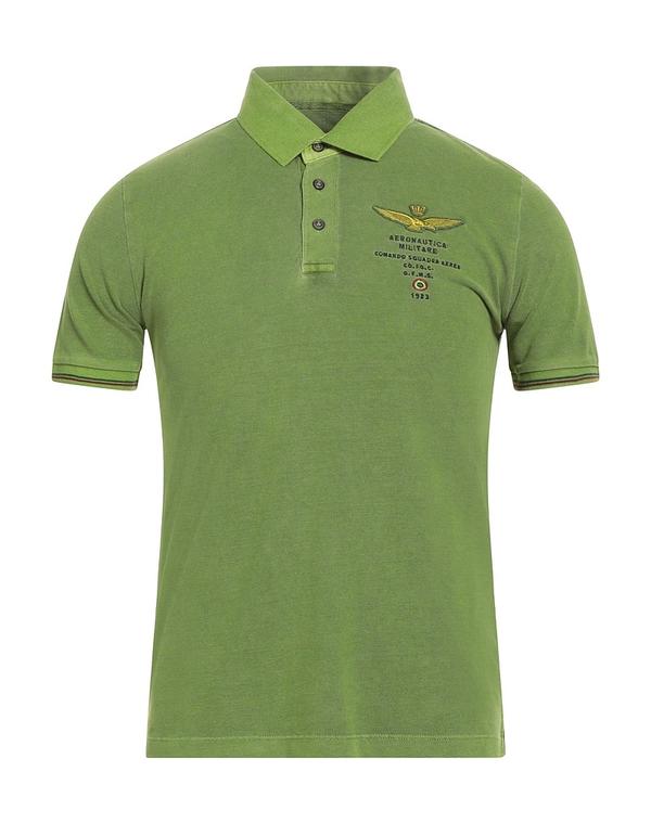 アエロノーティカミリターレ メンズ トップス ポロシャツ AERONAUTICA MILITARE Lime Green ライム｜ReVida 店