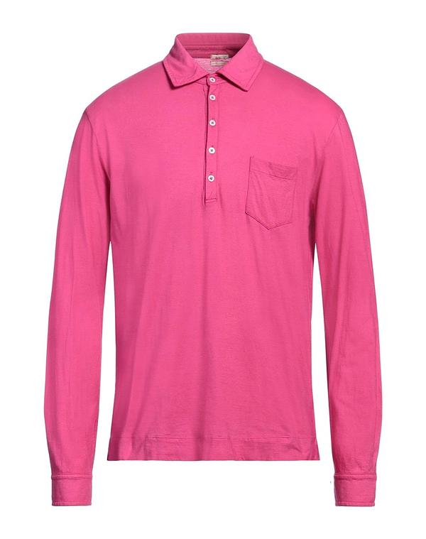 マッシモアルバ メンズ トップス スポーツシャツ MASSIMO ALBA Magenta マゼンタ