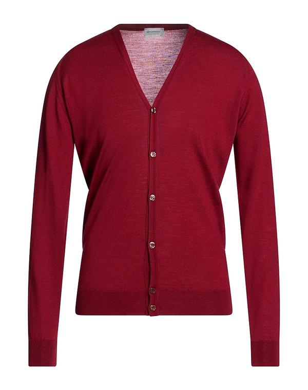 ジョンスメドレー メンズ アウター カーディガン JOHN SMEDLEY Bordeaux｜ReVida 店