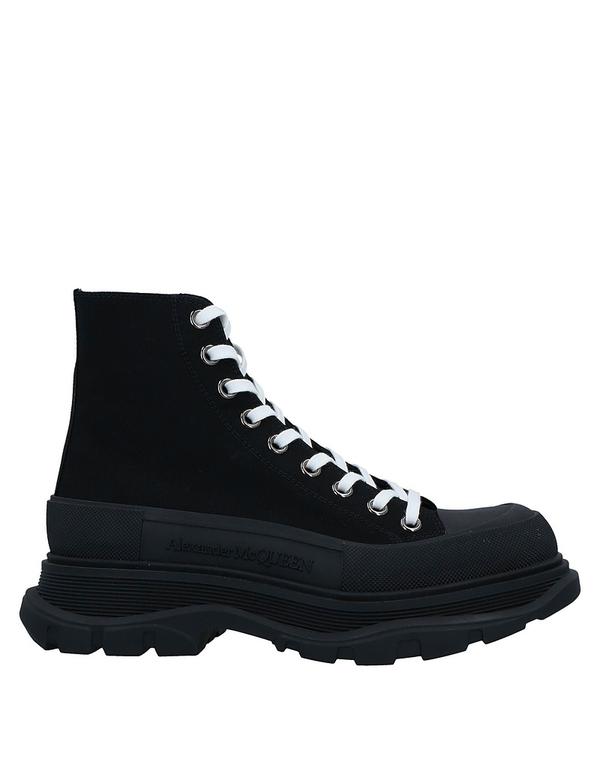 マックイーン メンズ シューズ ブーツ・レインブーツ ショートブーツ MCQUEEN Black ブラック｜ReVida 店