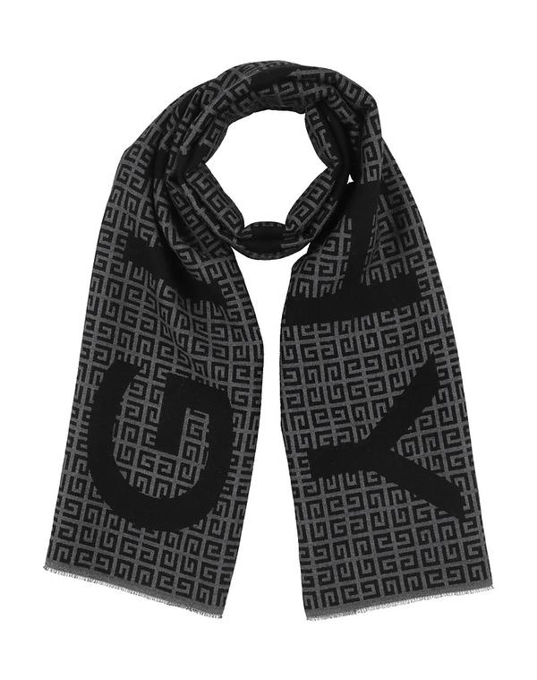 ジバンシー メンズ アクセサリー マフラー・ストール・スカーフ マフラー&スカーフ GIVENCHY & Gray グレー|ReVida 店