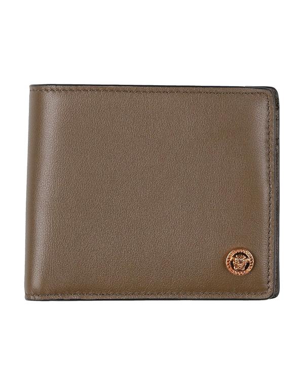 ヴェルサーチ メンズ 付属品 紙入れ VERSACE Khaki カーキ