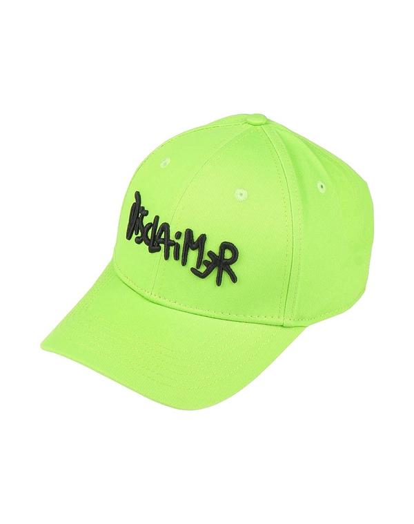 ディスクレーマー メンズ アクセサリー 帽子 DISCLAIMER Lime Green ライム｜ReVida 店
